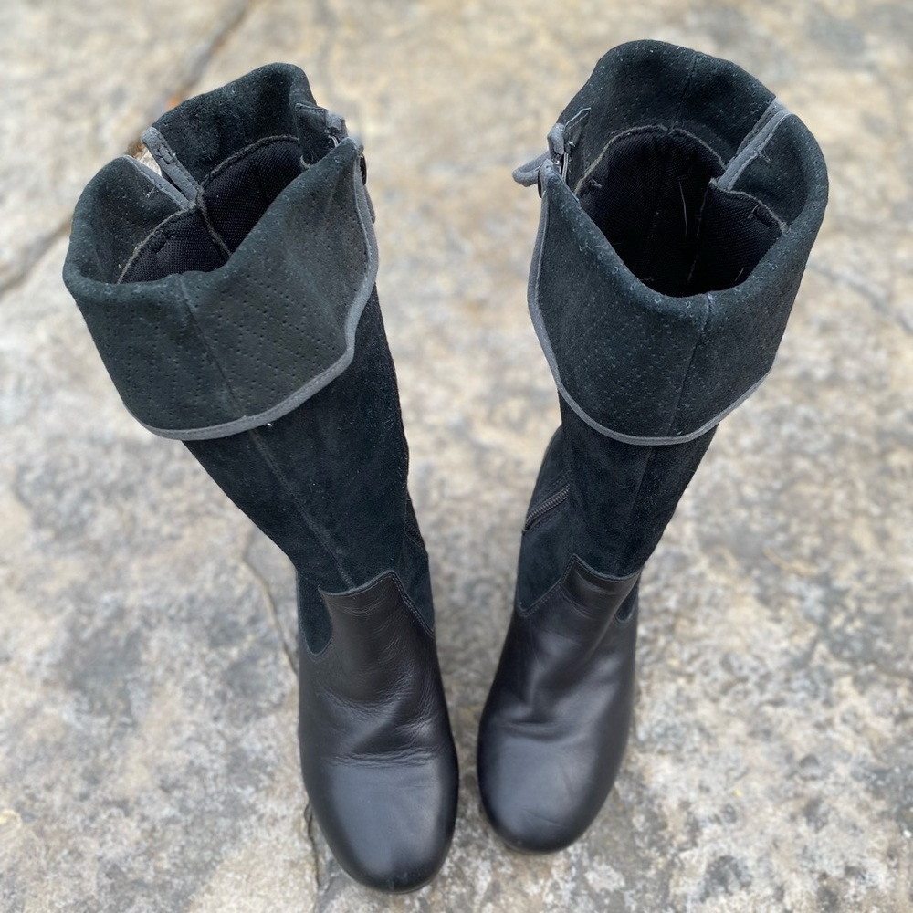 Merrell Women's Boots Suede Leather Smooth Wedge